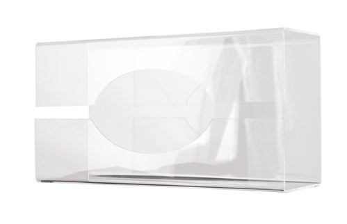 MediQ0-line Handschoendispenser transparant groot